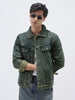Men's Blue Regular Fit Washed Full Sleeve Denim Jacket
