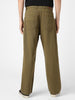 Men's Dark Olive Loose Baggy Fit Washed Jeans Non-Stretchable