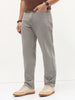 Men's Dusty Grey Loose Baggy Fit Washed Denim Jeans Non-Stretchable