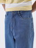 Men's Light Blue Loose Fit Washed Jeans Non-Stretchable