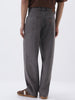 Men's Light Chocolate Loose Fit Washed Jeans Non-Stretchable
