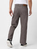 Men's Light Chocolate Loose Fit Washed Jeans Non-Stretchable