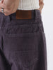 Men's Purple Loose Fit Washed Jeans Non-Stretchable