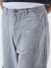 Men's Ice Grey Loose Fit Cargo Jeans with 6 Pockets Non-Stretchable