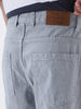 Men's Ice Grey Loose Fit Cargo Jeans with 6 Pockets Non-Stretchable