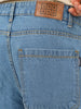Men's Light Blue Loose Fit Cargo Carpenter Jeans With 6 Pockets Non-Stretchable