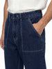 Men's Blue Loose Baggy Fit Washed Denim Jeans Non-Stretchable