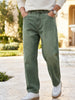 Men's Grey Loose Baggy Fit Heavy Washed Jeans Non-Stretchable