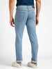 Urbano Fashion Men's Light Blue Slim Fit Washed Jeans Stretchable