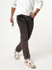 Men's Light Brown Regular Fit Acid Washed Denim Jeans Stretchable