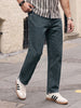 Men's Blue Relaxed Fit Washed Denim Jeans Non-Stretchable