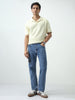 Men's Light Blue Slim Fit Washed Denim Jeans Stretchable