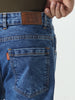 Men's Blue Slim Fit Washed Denim Jeans Stretchable