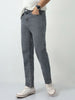 Men's Grey Slim Fit Washed Denim Jeans Stretchable