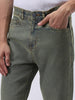 Men's Ice Blue Straight Fit Heavy Washed Jeans Stretchable