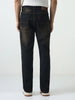Men's Carbon Blue Straight Fit Heavy Washed Jeans Stretchable