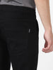 Men's Black Slim Fit Stretchable Jogger Jeans