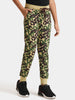 Urbano Juniors Boy's Khaki Printed Regular Fit Jogger Track Pants Stretch