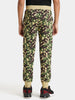 Urbano Juniors Boy's Khaki Printed Regular Fit Jogger Track Pants Stretch