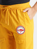 Urbano Juniors Boy's Orange Solid Regular Fit Jogger Track Pants Stretch