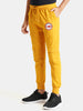 Urbano Juniors Boy's Orange Solid Regular Fit Jogger Track Pants Stretch