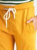 Urbano Juniors Boy's Orange Solid Regular Fit Jogger Track Pants Stretch