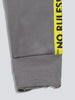 Urbano Juniors Boy's Grey Printed, Striped Regular Fit Jogger Track Pants Stretch