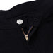 Men's Black Slim Fit Stretch Zippered Jeans