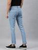 Men's Light Blue Slim Fit Denim Jeans Stretchable