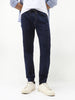 Men's Dark Blue Jogger Jeans Slim Fit Stretch
