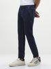 Men's Dark Blue Jogger Jeans Slim Fit Stretch