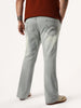 Plus Men's Ice Grey Bootcut Fit Mid Rise Heavy Washed Jeans Stretchable
