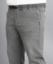 Urbano Plus Men's Light Grey Regular Fit Washed Jogger Jeans Stretchable