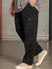 Plus Men's Black Loose Baggy Fit Cargo Jogger Chino Pant with 6 Pockets Stretchable