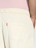 Plus Men's Cream Loose Baggy Fit Cargo Jogger Chino Pant with 6 Pockets Stretchable
