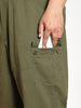 Plus Men's Medium Olive Loose Baggy Fit Cargo Jogger Chino Pant with 6 Pockets Stretchable