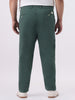 Plus Men's Teal Green Cotton Regular Fit Casual Chinos Trousers Stretch