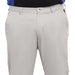 Plus Men's Grey Cotton Light Weight Non-Stretch Regular Fit Casual Trousers