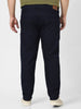 Plus Men's Dark Blue Regular Fit Denim Jeans Stretchable
