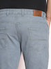Plus Men's Light Grey Regular Fit Denim Jeans Stretchable