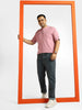 Plus Men's Grey Regular Fit Washed Jeans Stretchable