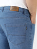 Plus Men's Light Blue Regular Fit Denim Jeans Stretchable