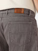 Plus Men's Light Chocolate Loose Fit Washed Jeans Non-Stretchable