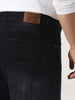 Plus Men's Black Loose Baggy Fit Washed Denim Jeans Non-Stretchable
