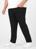 Plus Regular Men Black Jeans