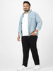 Plus Regular Men Black Jeans