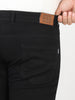 Plus Regular Men Black Jeans