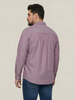 Plus Men's Lilac Cotton Full Sleeve Regular Fit Solid Oxford Shirt With Button-Down Collar