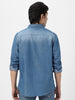 Men's Light Blue Full Sleeve Regular Fit Casual Denim Shirt