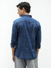 Men's Blue Regular Fit Full Sleeve Washed Denim Shirt